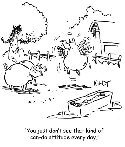 "You just don't see that kind of can-do attitude every day."