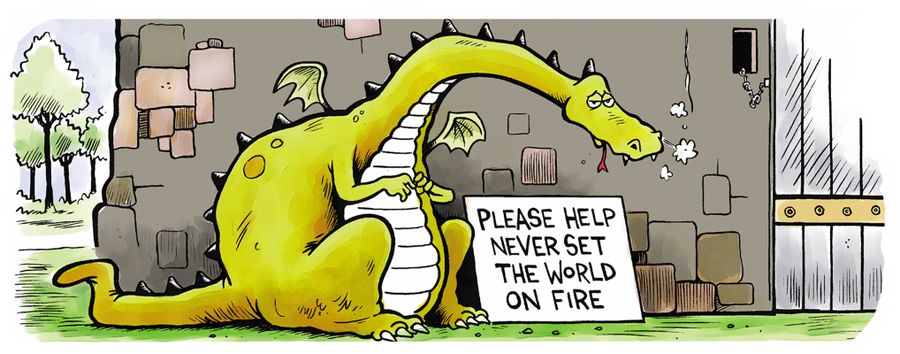 'Dragon Busking'