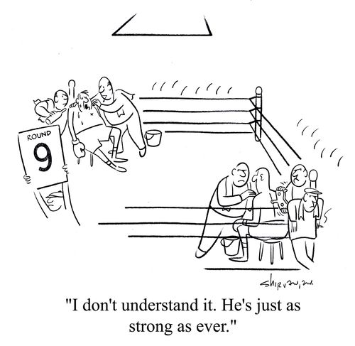 'I don't understand it. He's just as strong as ever.'