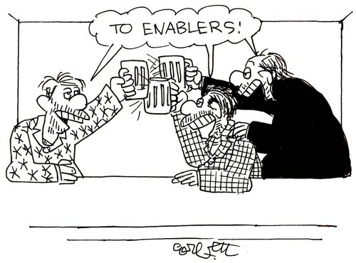 'To enablers!'