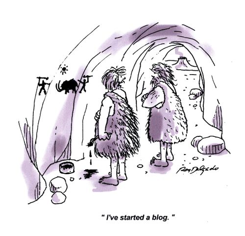 'I've started a blog.'