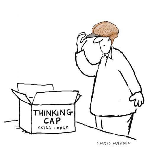 Thinking Cap (a hat in the form of a brain).