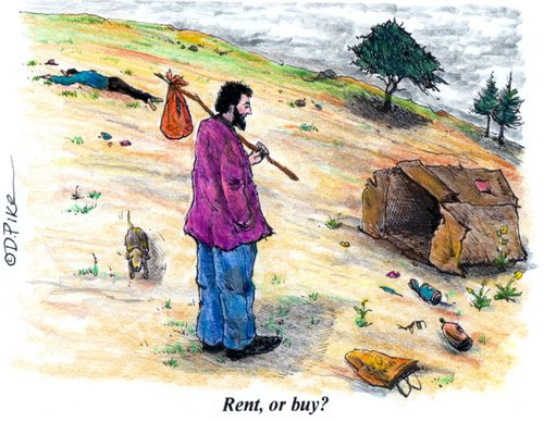 'Rent, or buy?'