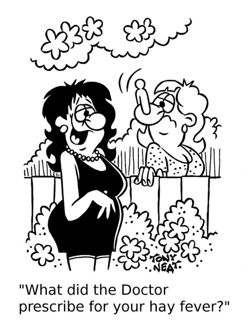 'What did the Doctor prescribe for your hay fever?'