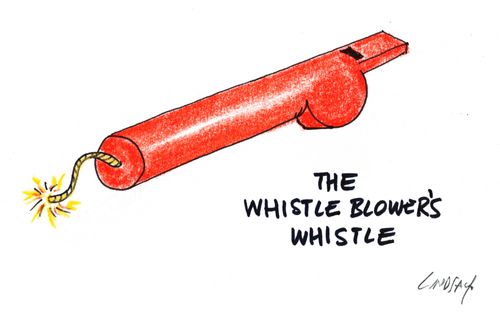 Whistle blower...
