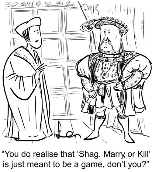 'You do realise that ‘Shag, Marry or Kill' is just meant to be a game, don't you?'