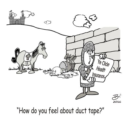 "How do you feel about duct tape?"