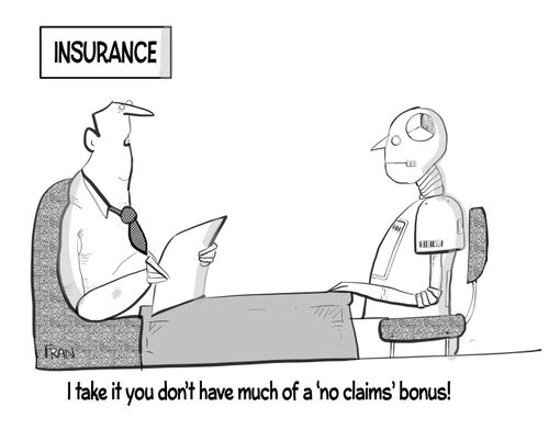 "I take it you don't have much of a 'no claims' bonus!"
