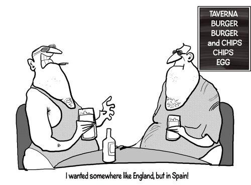"I wanted somewhere like England, but in Spain!"