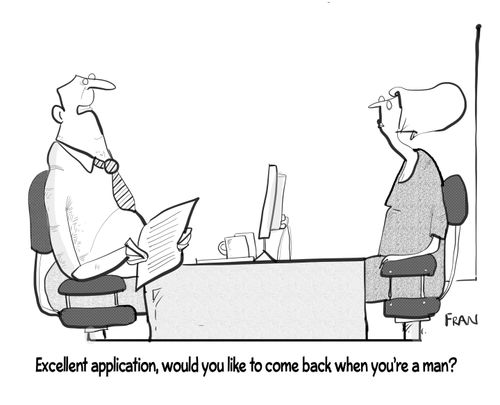 "Excellent application, would you like to come back when you're a man?"