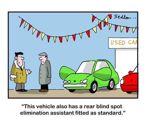 "This vehicle also has a rear blind spot elimination assistant fitted as standard."