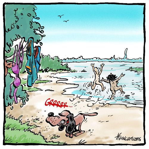 Skinny dipping
