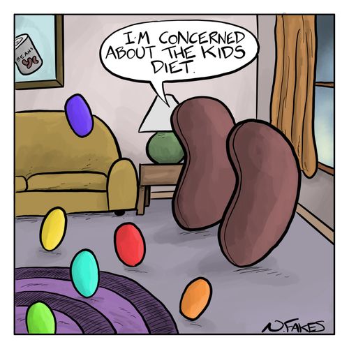 "I'm concerned about the kids diet."