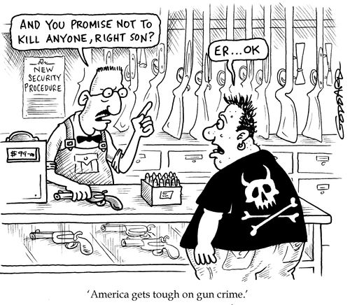America gets tough on gun crime.