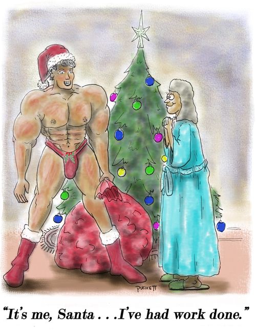 'It's me, Santa... I've had work done.'