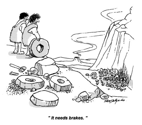 'It needs brakes.'