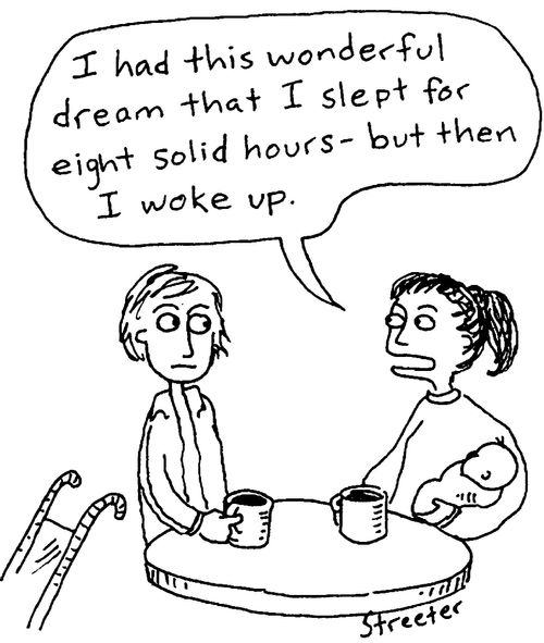 I had this wonderful dream that I slept... but then I woke up.
