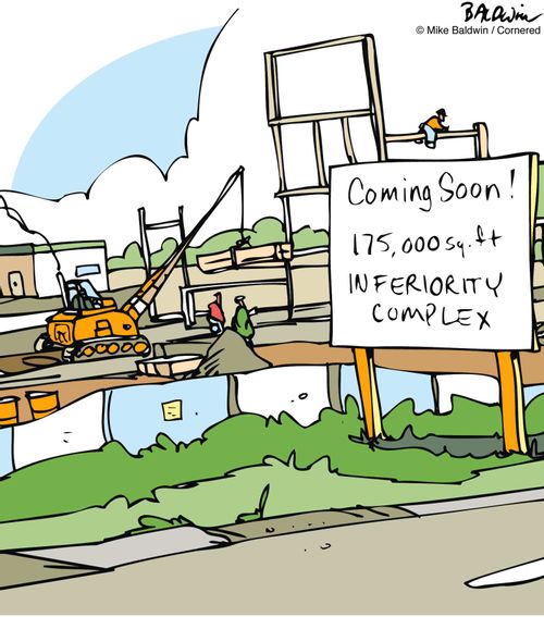 Building an inferiority complex - debate over land use.