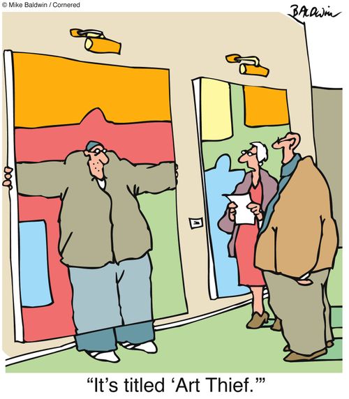 'It's titled 'Art Thief'.'