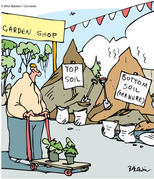 Garden Shop - Top Soil, Bottom Soil (manure)