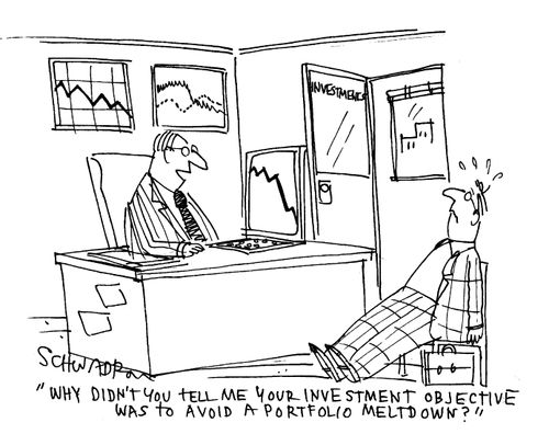 'Why didn't you tell me your investment objective was to avoid a portfolio meltdown?'