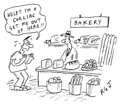 'Help!  I'm a coeliac get me out of here!'