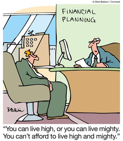 "You can live high, or you can live mighty. You can't afford to live high and mighty."