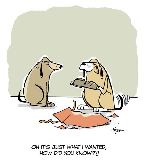 'Oh it's just what I wanted, how did you know?!!'