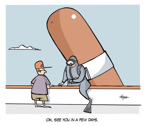 'OK, see you in a few days.'