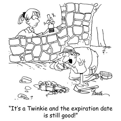 'It's a Twinkie and the expiration date is still good!'
