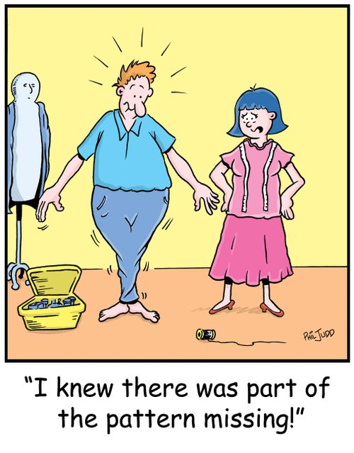 'I knew there was part of the pattern missing!'