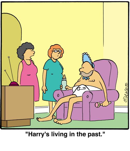 'Harry's living in the past.'