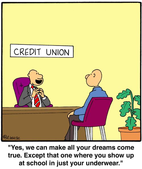 'Yes, we can make all your dreams come true. Except that one where you show up at school in just your underwear.'
