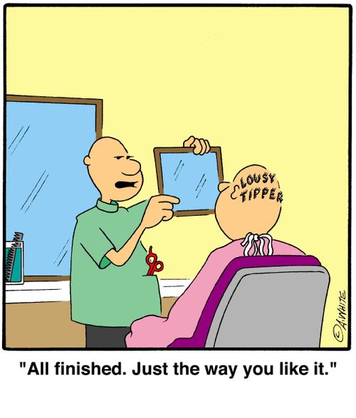 'All finished. Just the way you like it.'