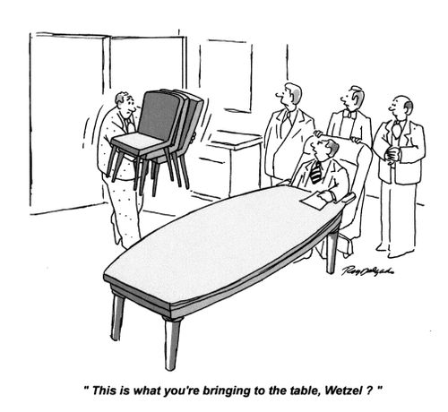 'This is what you're bringing to the table, Wetzel?'
