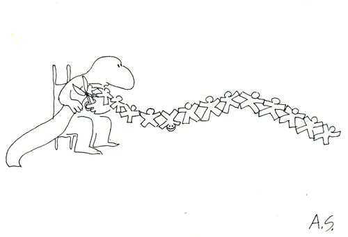 Paper Men Chain