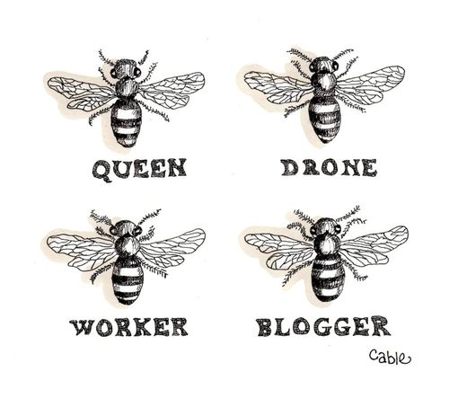 Bees (Queen, Drone, Worker, Blogger)