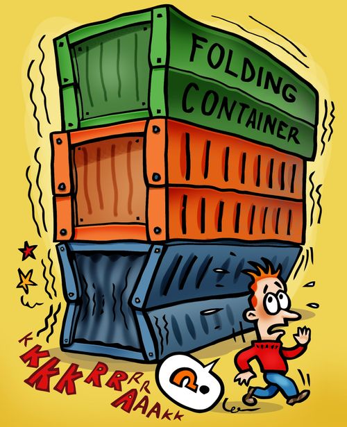Folding Container.