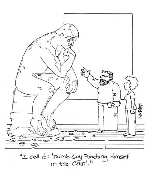I call it dumb guy punching himself in the the chin.