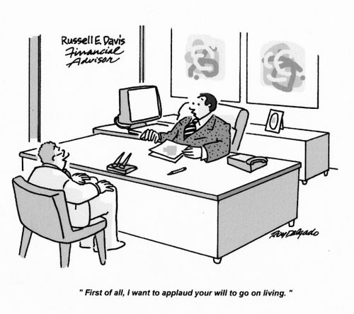 'First of all, I want to applaud your will to go on living.'