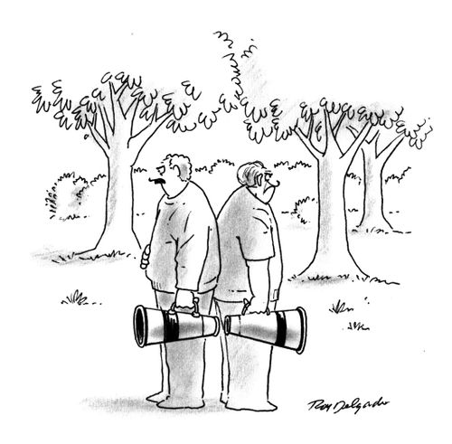 Coaching stand off.