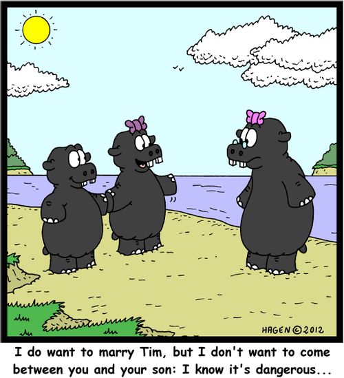 'I do want to marry Tim, but I don't want to come between you and your son: I know it's dangerous...'