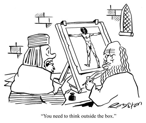 'You need to think outside the box.'