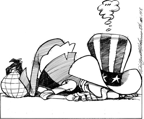Ouch! That darned globe!