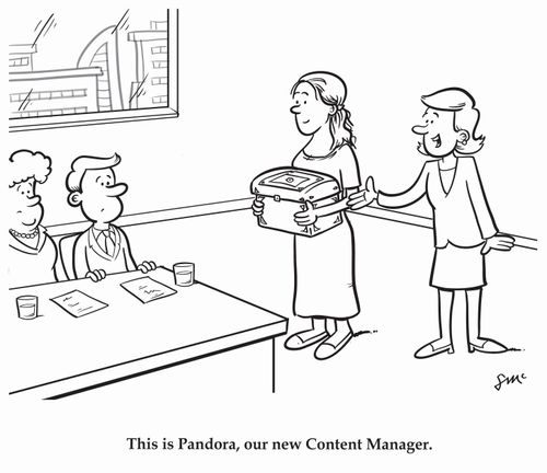 This is Pandora, our new Content Manager.