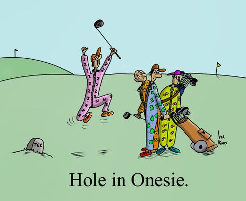 Hole in Onesie.