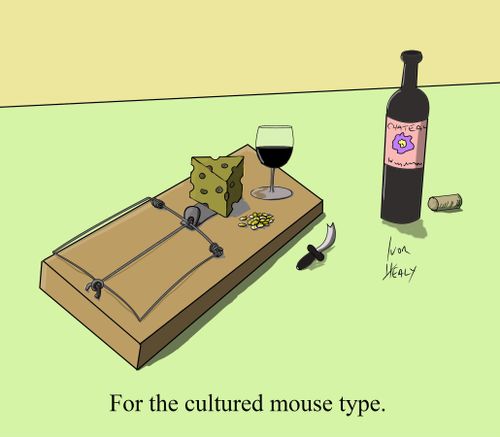 For the cultured mouse trap