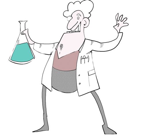 A mad scientist.