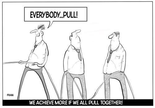 We achieve more if we pull together!