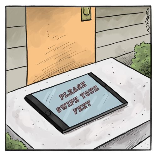 Please Swipe Your Feet